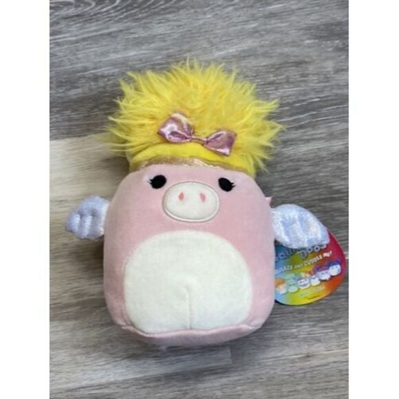 Squishmallow 5” PANDORA the Alicorn  Pink Plush Kelly Toys Squish-Doos NEW - Picture 2 of 8